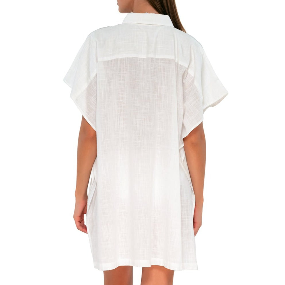 Shore Thing Tunic - 181 - White Swim - Cover ups Sunsets, Inc.