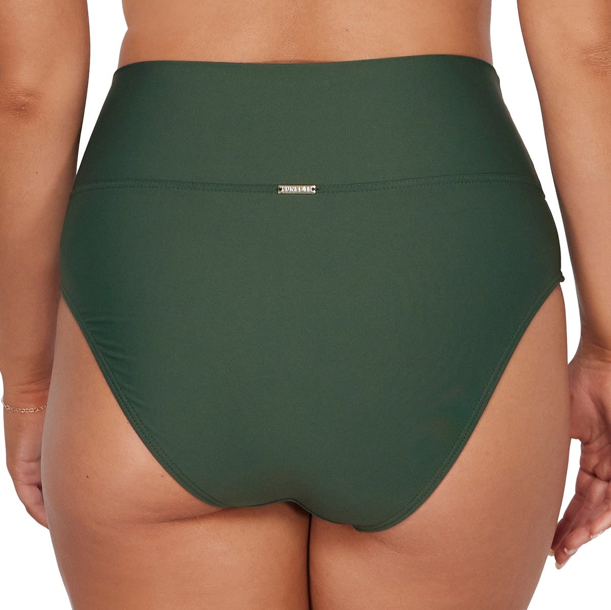 Hannah High Waist - 33B - Island Green Swim - Bottoms - High Waist Sunsets, Inc.