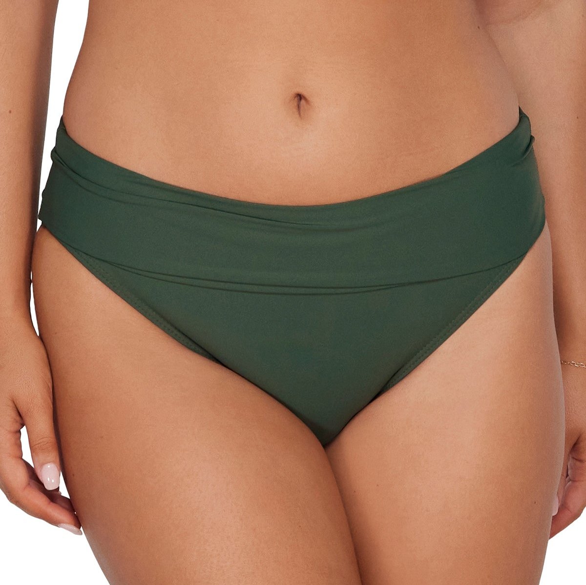 Hannah High Waist - 33B - Island Green Swim - Bottoms - High Waist Sunsets, Inc.