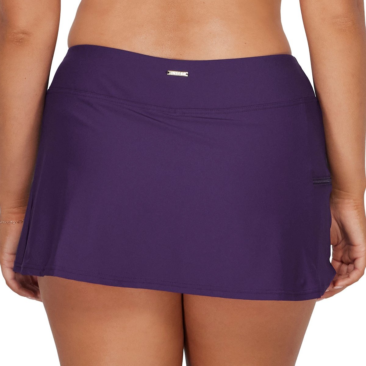 Sporty swim skirt - 40B - Paradise Plum Swim - Bottoms - Skirt Sunsets, Inc.
