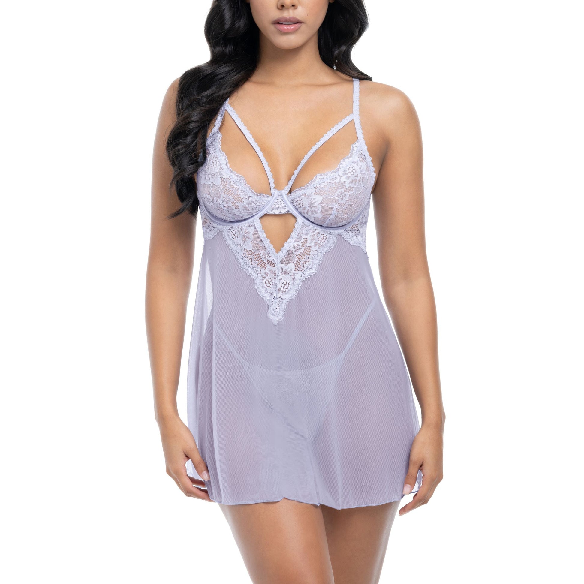 Elsie Sheer Babydoll - 74-11532 - Brunnera Bras & Lingerie - Lingerie OH LA LA CHERI