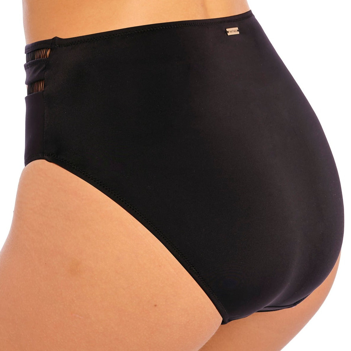 East Hampton Black High Waist Bikini Brief - FS502878 - Black Swim - Bottoms - Bikini FANTASIE SWIM