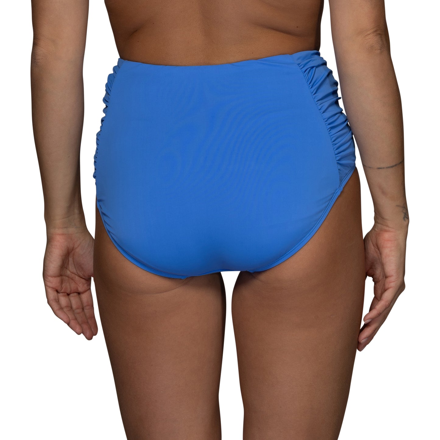 Side Shirred Comfort Core Bottom - JZ23170H - Cornflower Swim - Bottoms - Bikini JANTZEN