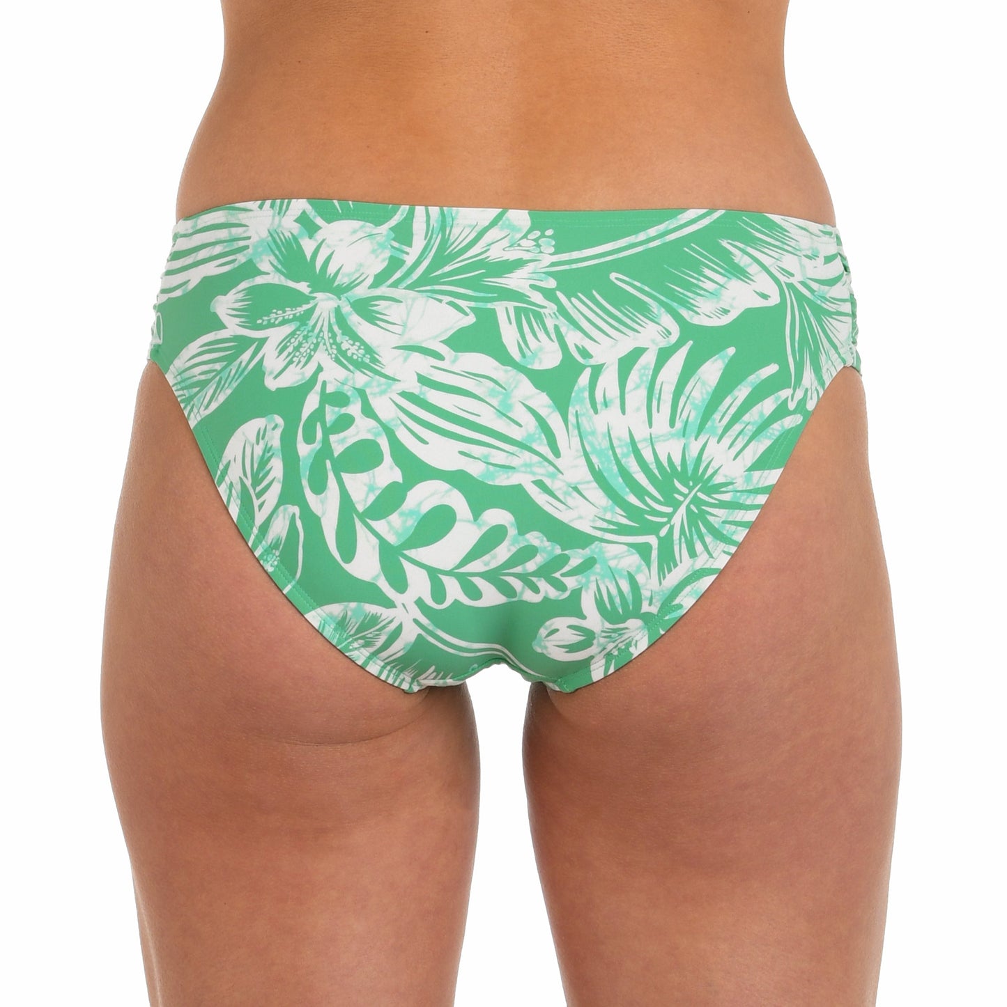 Batiki Balinese Side Shirred Hipster Bottom - LB5ND96 - Eucalyptus Swim - Bottoms - Hipster LA BLANCA