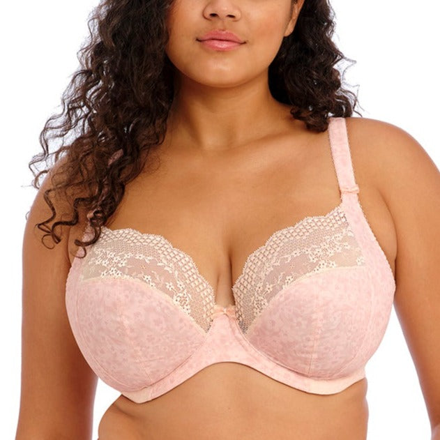 Lucie Underwire Plunge Bra - EL4490 - Pale Blush Bras & Lingerie - Bras - Underwire Bras Elomi 32H PINK