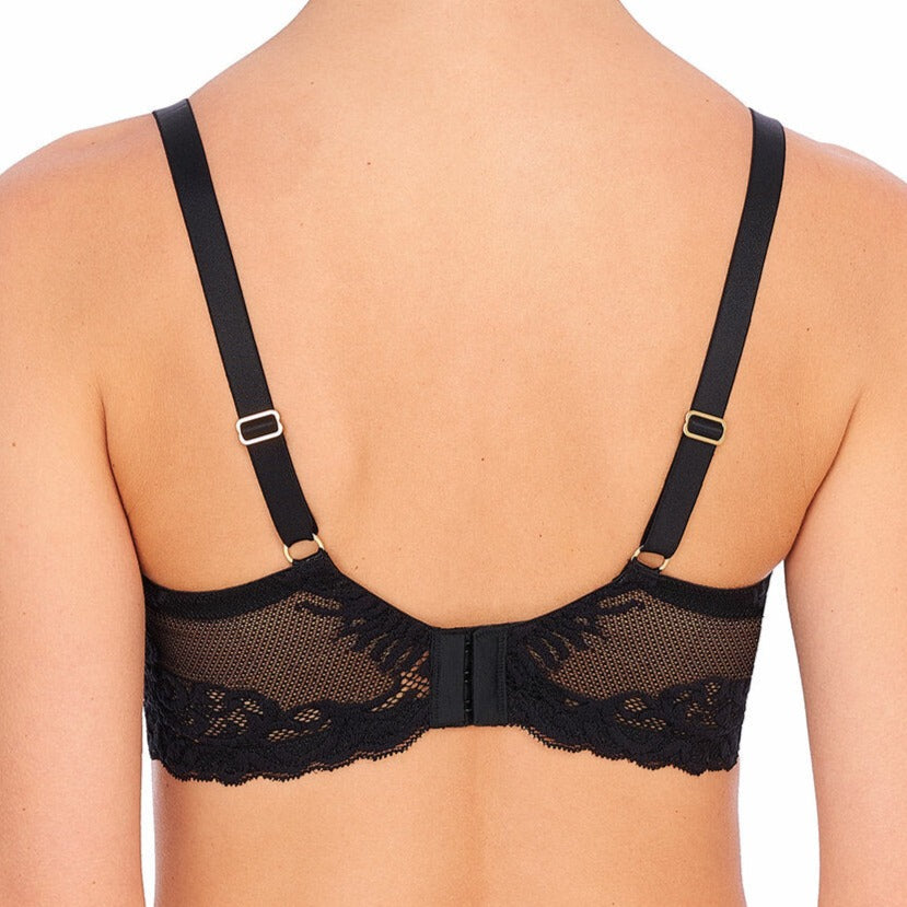 Feathers Full Figure Underwire Bra - 741299 - Black Bras & Lingerie - Bras - Underwire Bras NATORI