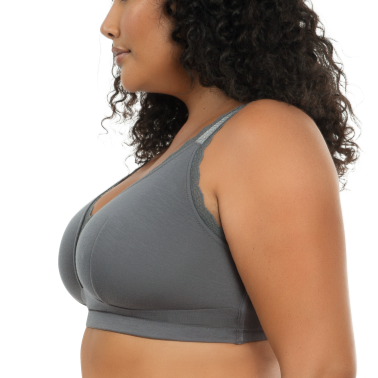 Dalis Bralette - P5641 - Charcoal Bras & Lingerie - Bras - Wireless Bras PARFAIT