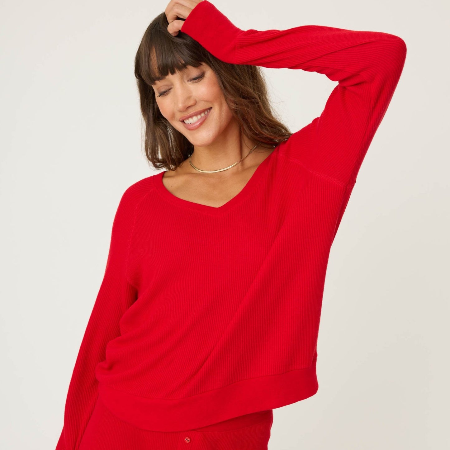 Textured Essentials Long Sleeve Top - RITELS1 Sleep & Lounge - Sleep - Tops P.J. Salvage