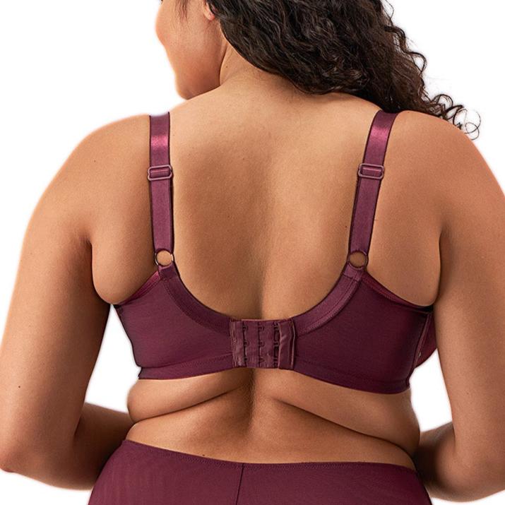 Sachi Underwire Plunge Bra - EL4350 - Cabernet Bras & Lingerie - Bras - Underwire Bras Elomi