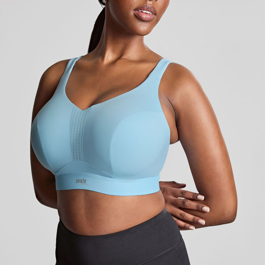 Endurance Wired Sports Bra - 5022 - Sky Blue Bras & Lingerie - Bras - Sports Bras Panache