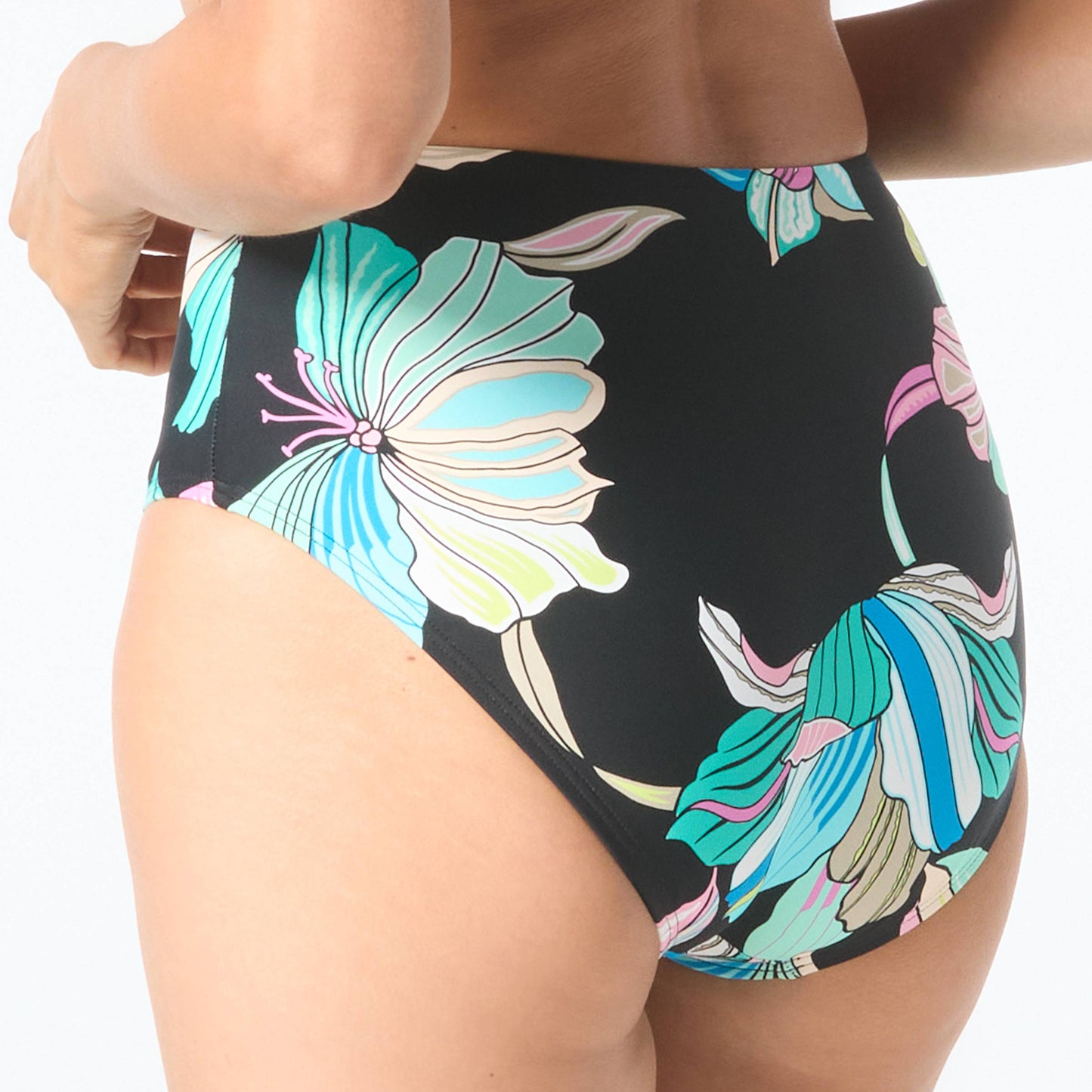 Thrive Ultra High Waist Bottom - T79146 - Aquatic Lotus Swim - Bottoms - High Waist COCO CONTOURS