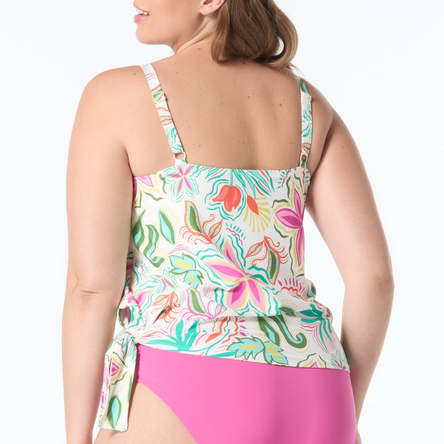 Stella Side Tie Bra Sized Underwire Tankini Top - U7C467 Swim - Tops - Tankinis COCO REEF