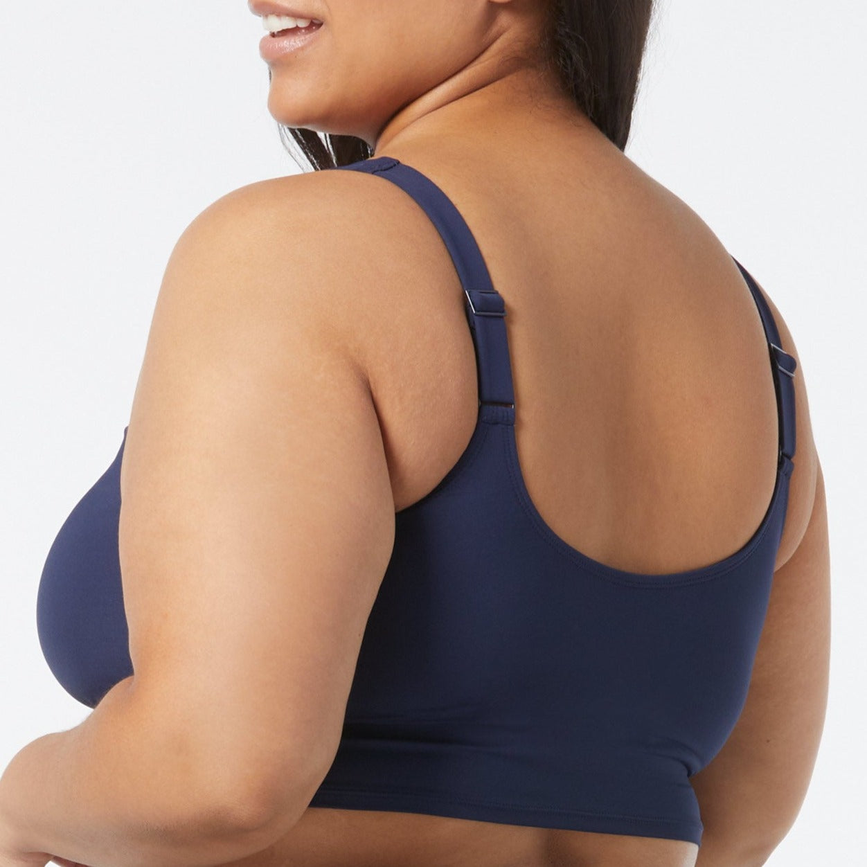 Elevate Bra Sized Shirred Underwire Bikini Top - U95461 - Navy Swim - Tops - Bikinis COCO REEF