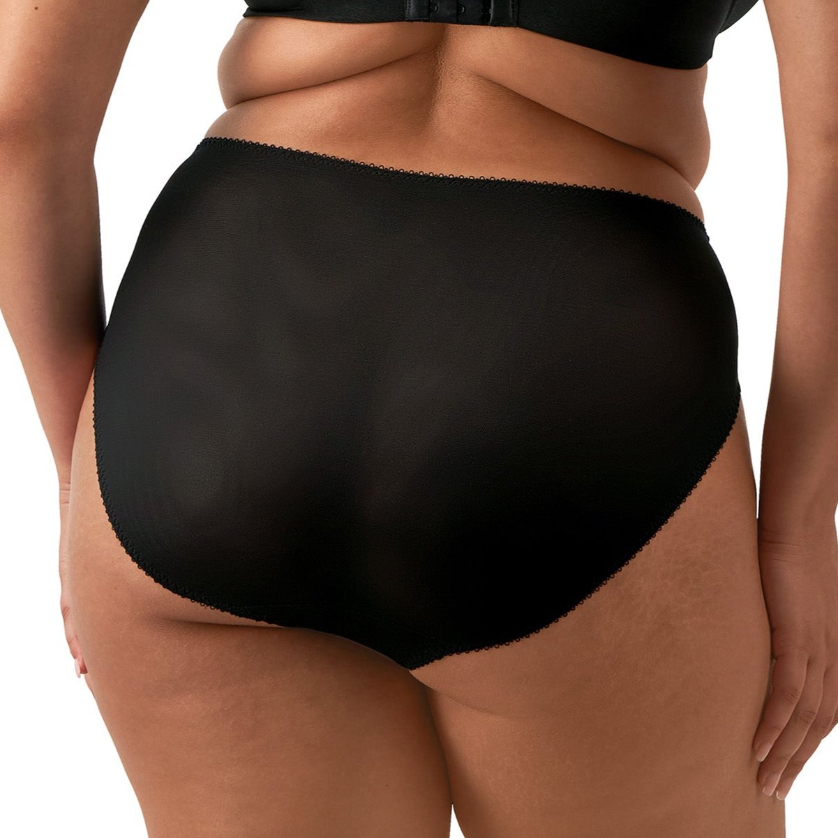 Zarla Black High Leg Brief - EL302553 Bras & Lingerie - Underwear - Brief Elomi