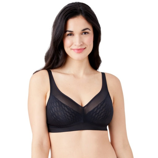 Elevated Allure Wirefree Bra - 852336 Wacoal BLACK 38DDD