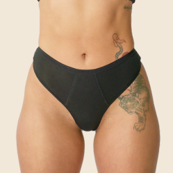 Essentials Leak-Proof Thong - ER0123 Bras & Lingerie - Underwear - Thong REVOL CARES BLACK XS/S