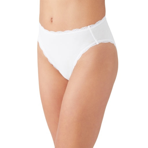 Inspired Eyelet Hi-Leg - 971219 Bras & Lingerie - Underwear - Hi-Cut B.tempt'd WHITE L