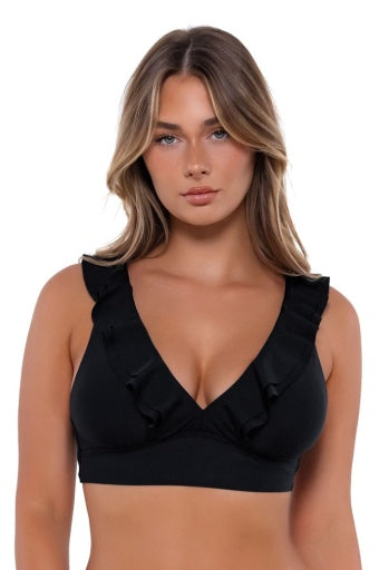 Willa Wireless Swim Top - 546 - Black Swim - Tops - Bikinis SUNSETS BLACK 36DD