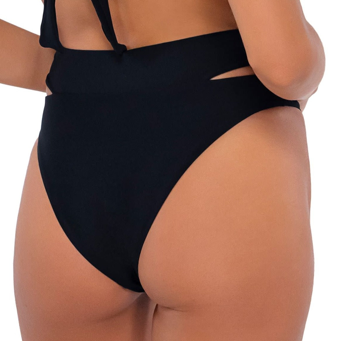 Balboa Bottom - L715 - Black Swim - Bottoms - Bikini Sunsets, Inc.
