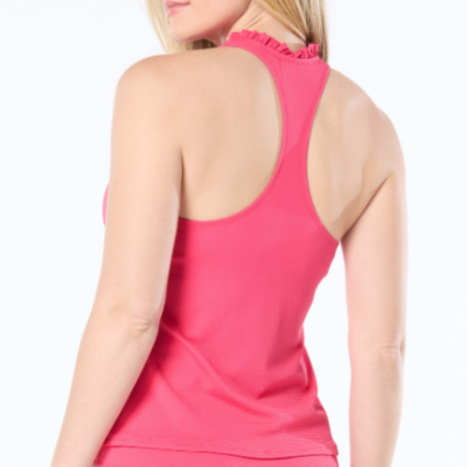Nina Ruffle Tankini Top - H51743 - Rose Swim - Tops - Tankinis BEACH HOUSE