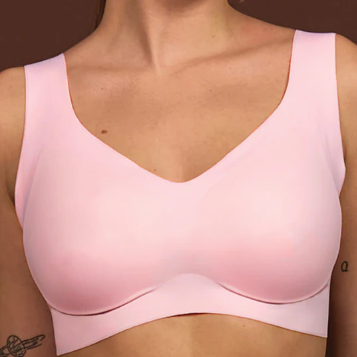 V-Neck Lift Bra - V122 Bras & Lingerie - Bras - Wireless Bras THE ONLY BRA PINK XS/S