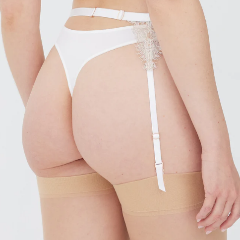 Entice Garter Belt - 379143 - White Bras & Lingerie - Underwear - Thong SKARLETT BLUE