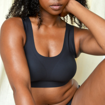 Scoop Camisole Bra - S239 Bras & Lingerie - Bras - Wireless Bras THE ONLY BRA BLACK XS/S/M