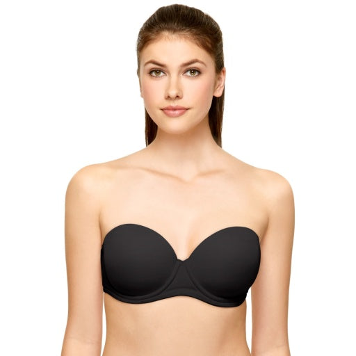Red Carpet Underwire Strapless Bra - 854119 Wacoal BLACK 38H