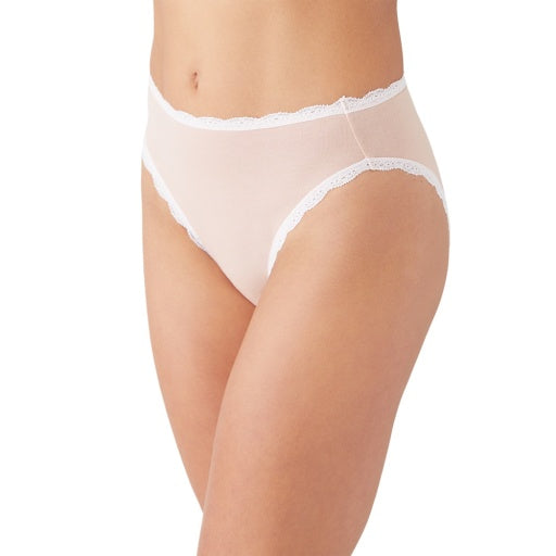 Inspired Eyelet Hi-Leg - 971219 Bras & Lingerie - Underwear - Hi-Cut B.tempt'd PINK M