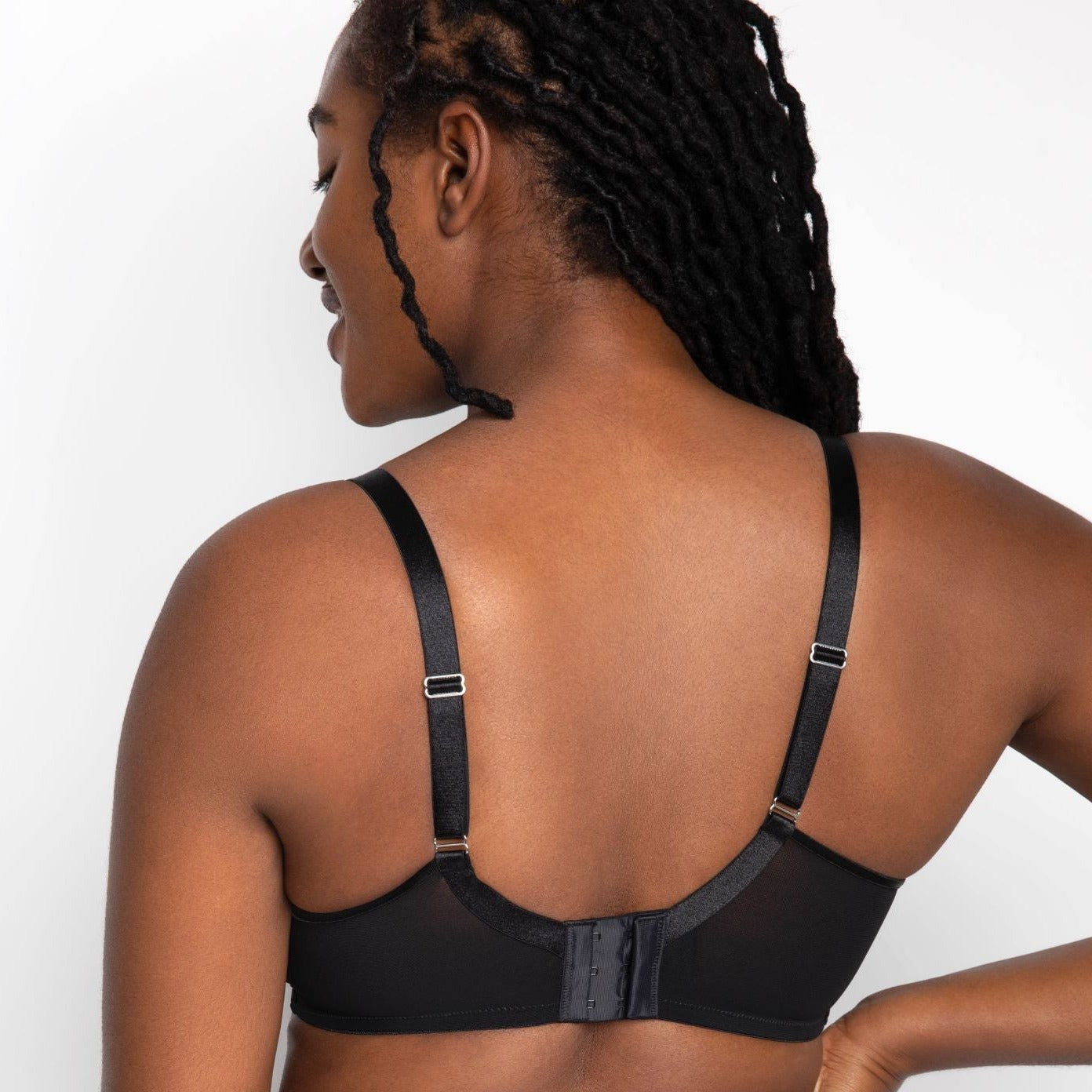 Sheer Mesh Unlined Bra - 1311 - Black Bras & Lingerie - Bras - Underwire Bras CURVY COUTURE