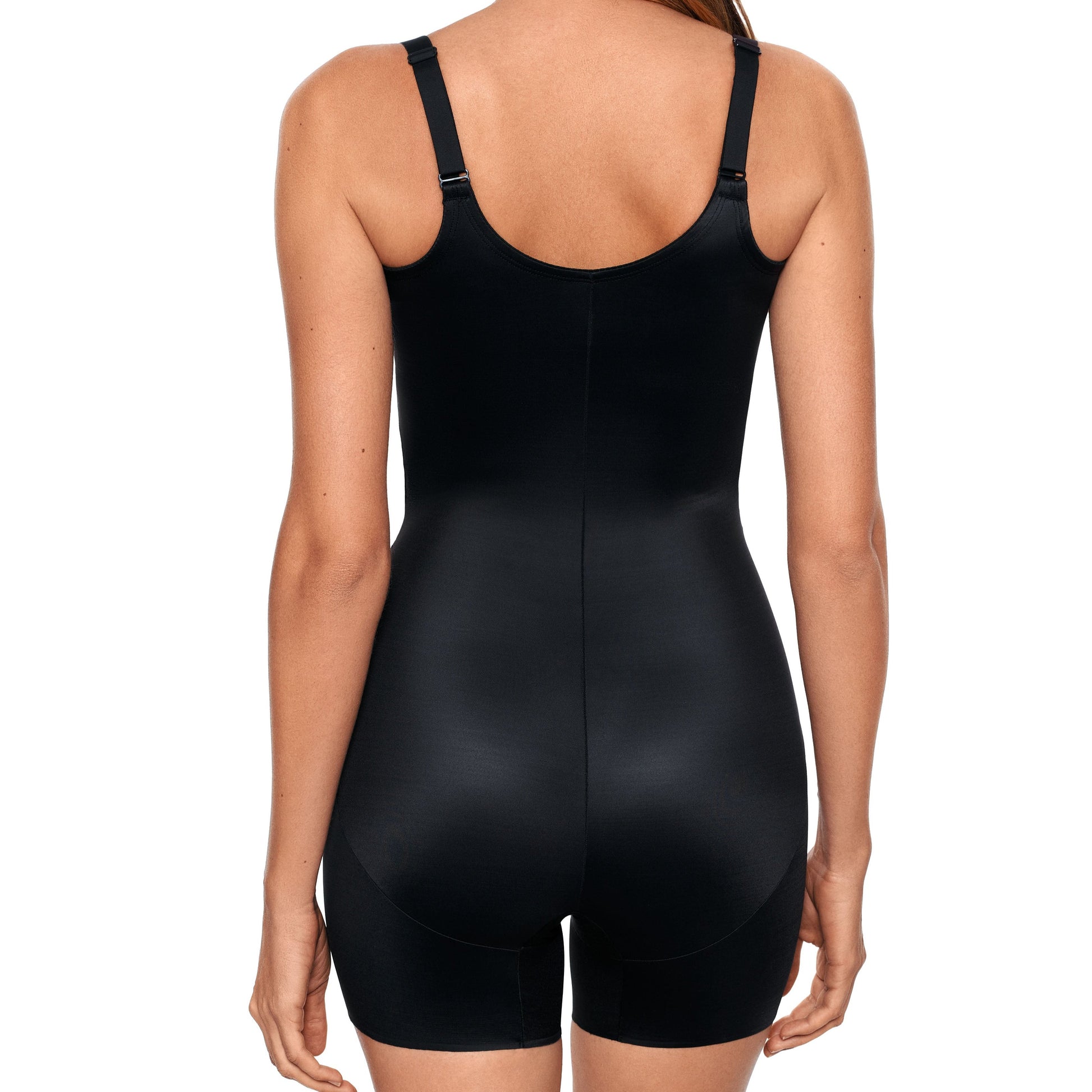 "Tummy Tuck" Torsette Bike Short - 2412 - Beige/Black Bras & Lingerie - Shapewear - Boyshort MIRACLESUIT