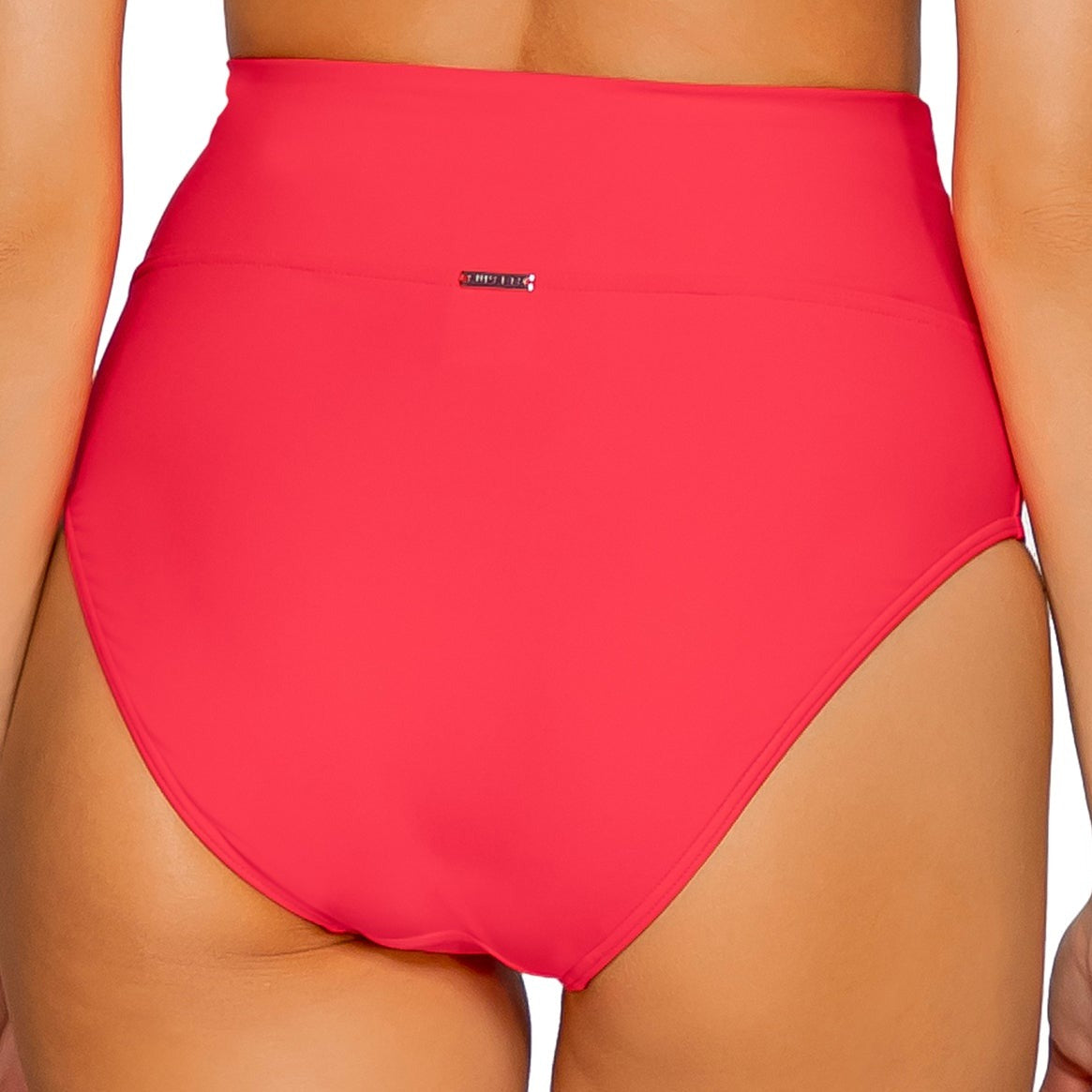 Hannah High Waist - 33B - Geranium Swim - Bottoms - Bikini Sunsets, Inc.