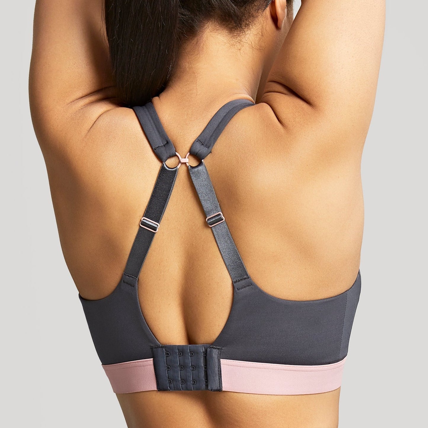 Ultra Perform Non-Padded Wired Sports Bra - 5022 - Charcoal Bras & Lingerie - Bras - Sports Bras Panache
