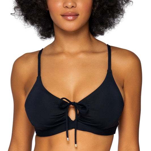 Kauai Keyhole Bikini Top - 54 - BLACK Swimwear SUNSETS BLACK 32D 