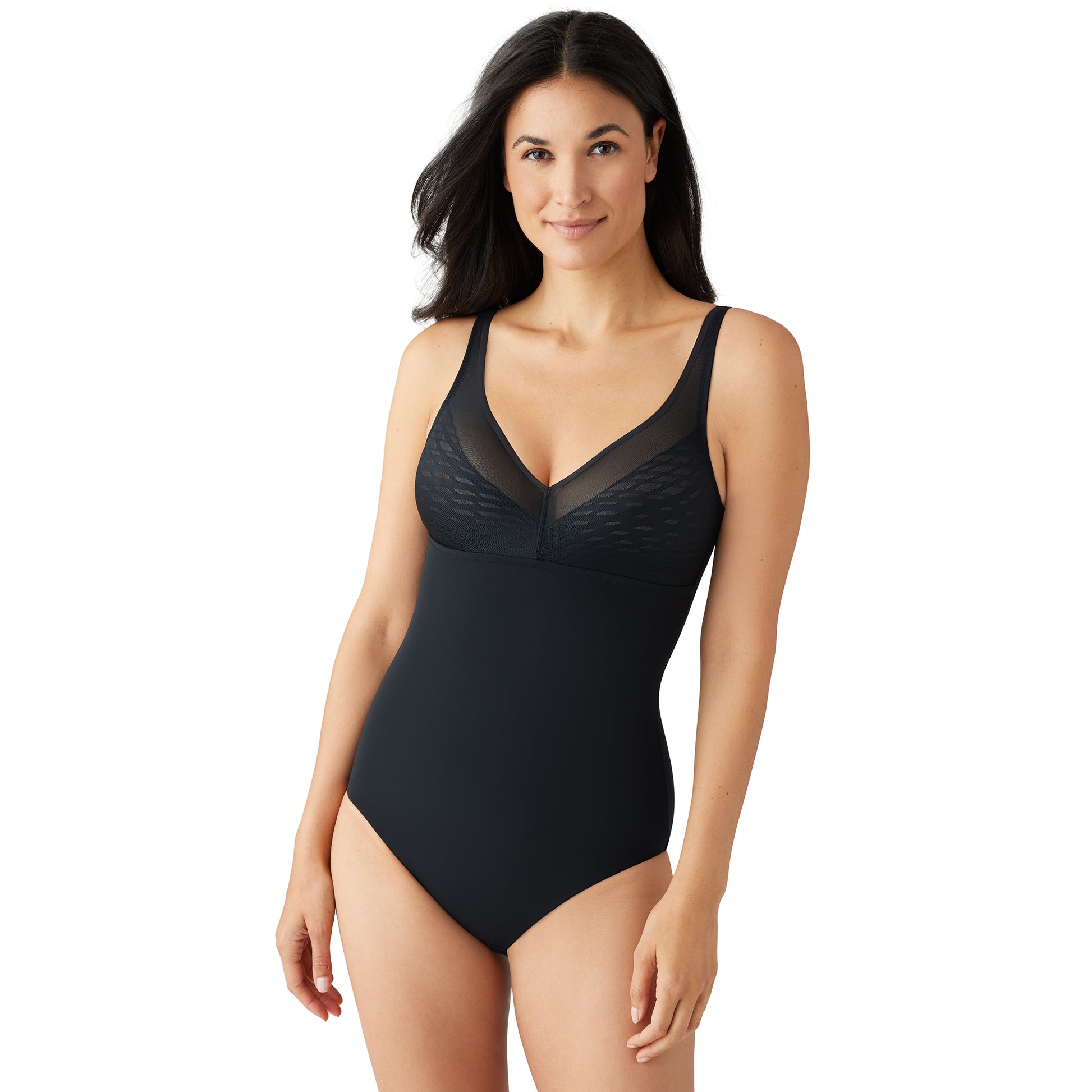 Elevated Allure Body Shaper - 801336 - Black Bras & Lingerie - Lingerie - Bodysuits Wacoal BLACK 34DD