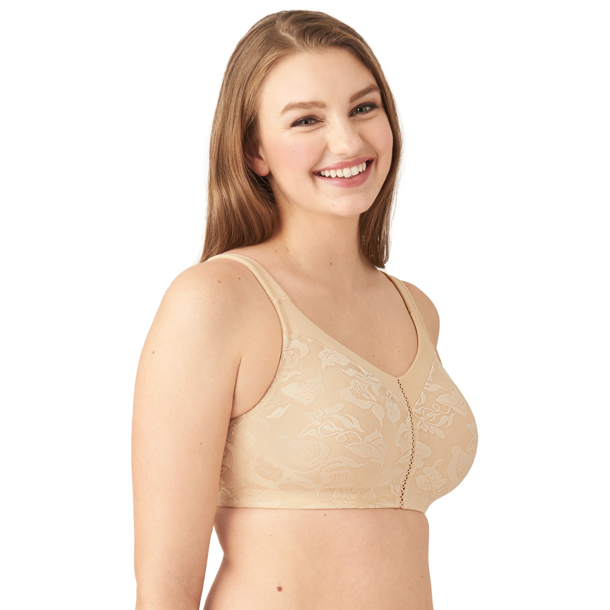 Awareness Full Cup Wirefree Bra- 85276 - Sand Bras & Lingerie - Bras - Wireless Bras Wacoal