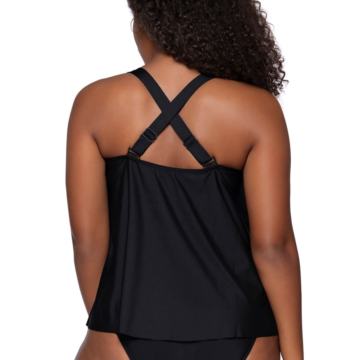 Sadie Tankini - 964T - Black Swim - Tops - Tankinis SUNSETS