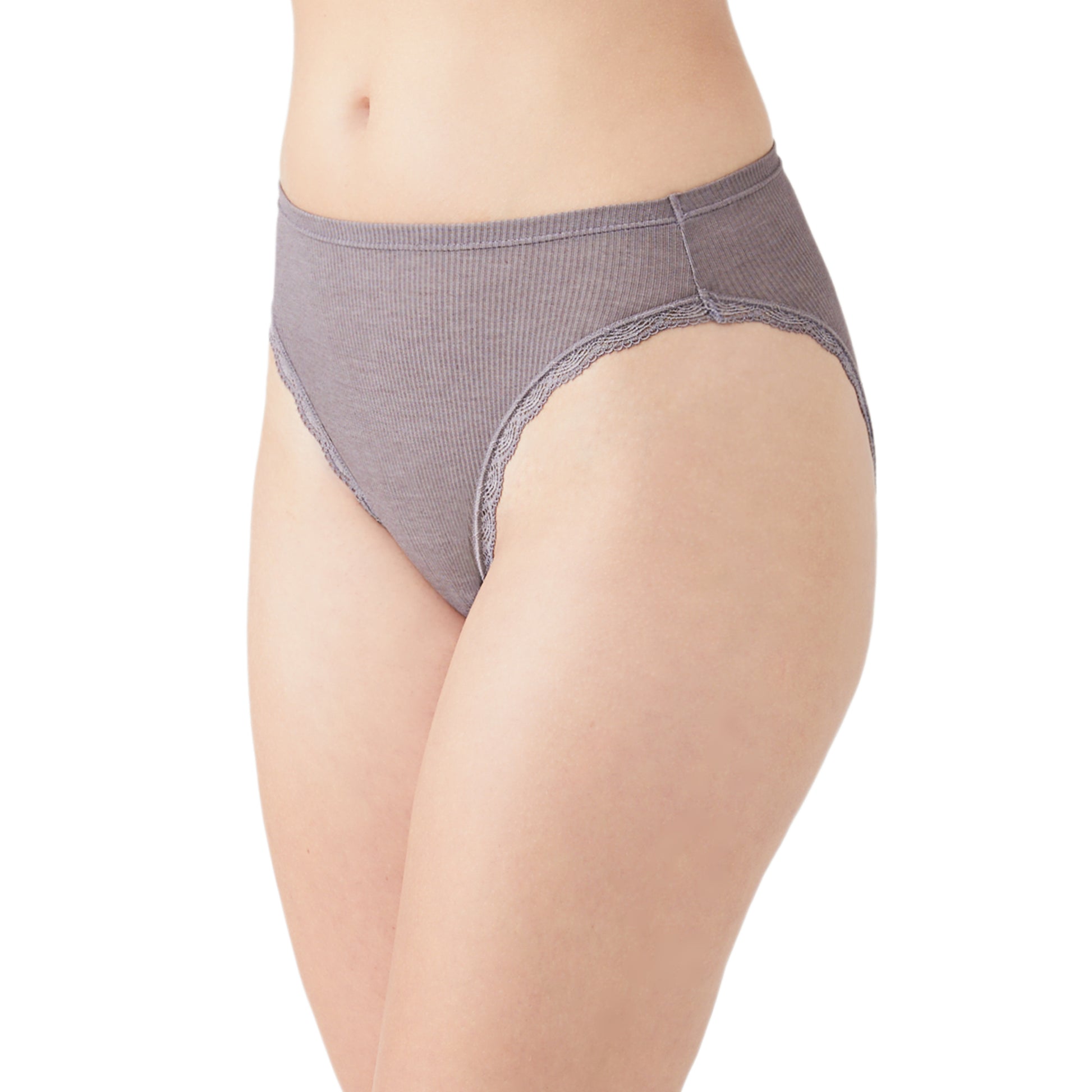 Innocence Hi-Cut Brief - 978214 Bras & Lingerie - Underwear - Hi-Cut Brief B.tempt'd GRAY S