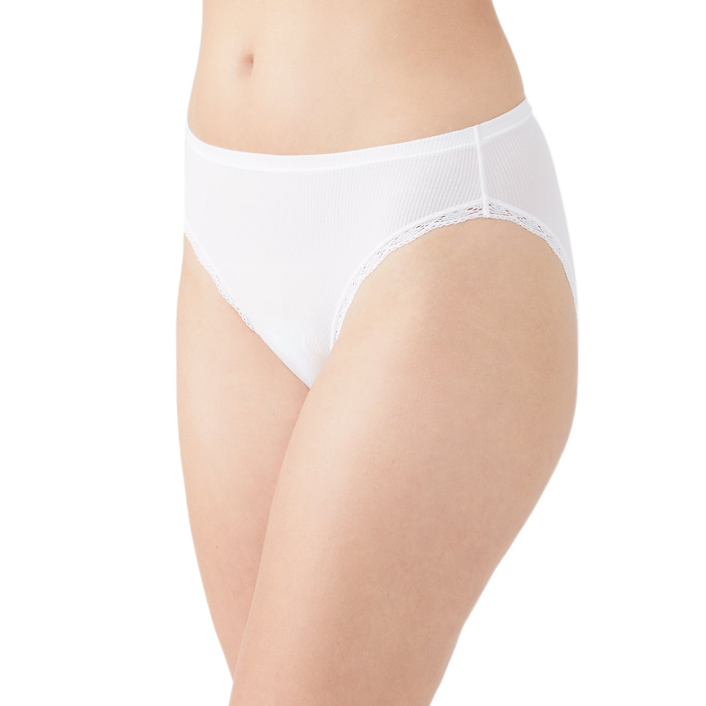 Innocence Hi-Cut Brief - 978214 Bras & Lingerie - Underwear - Hi-Cut Brief B.tempt'd WHITE S