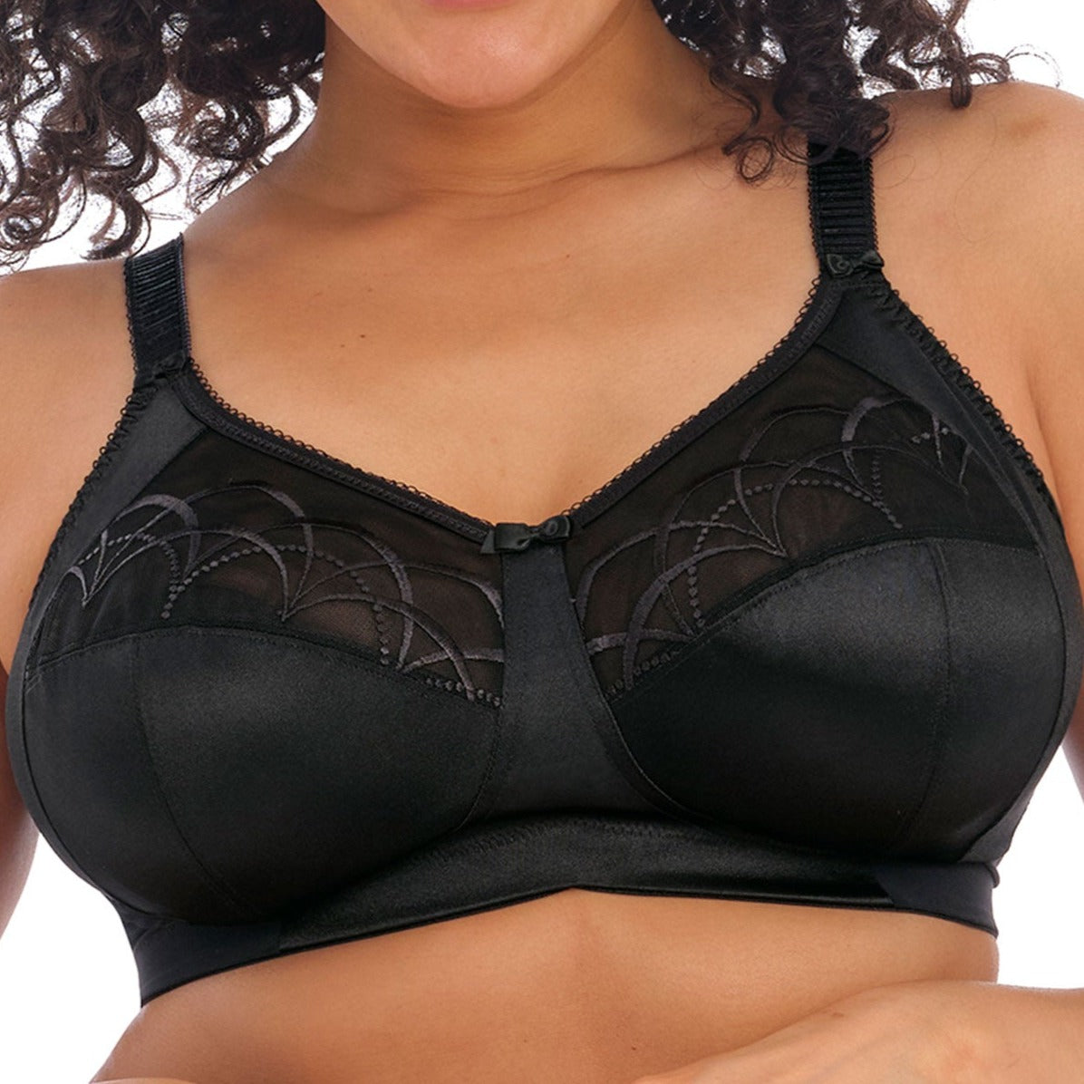 Cate Wirefree Bra- EL4033 - Black  Elomi 36E BLACK