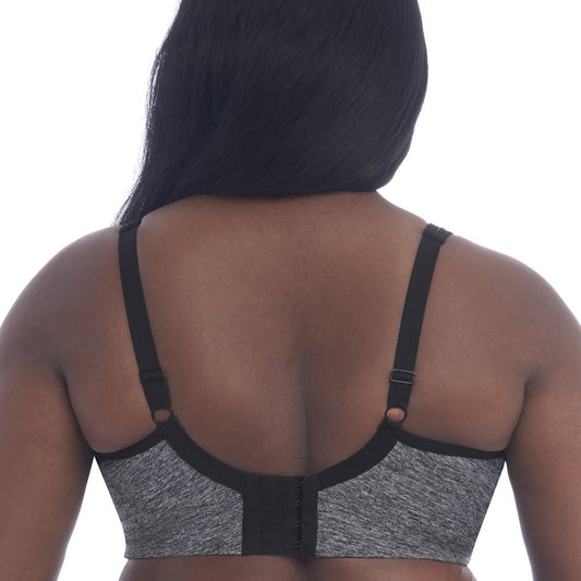 Goddess Wirefree Sports Bra - GD6913 - Pewter Bras & Lingerie - Bras - Sports Bras Goddess