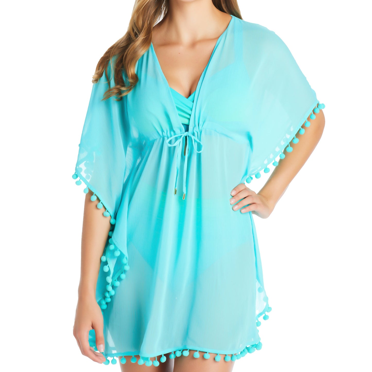 Gypset Caftan - RBGS00801 Swim - Cover ups BLEU ROD BEATTIE BLUE M