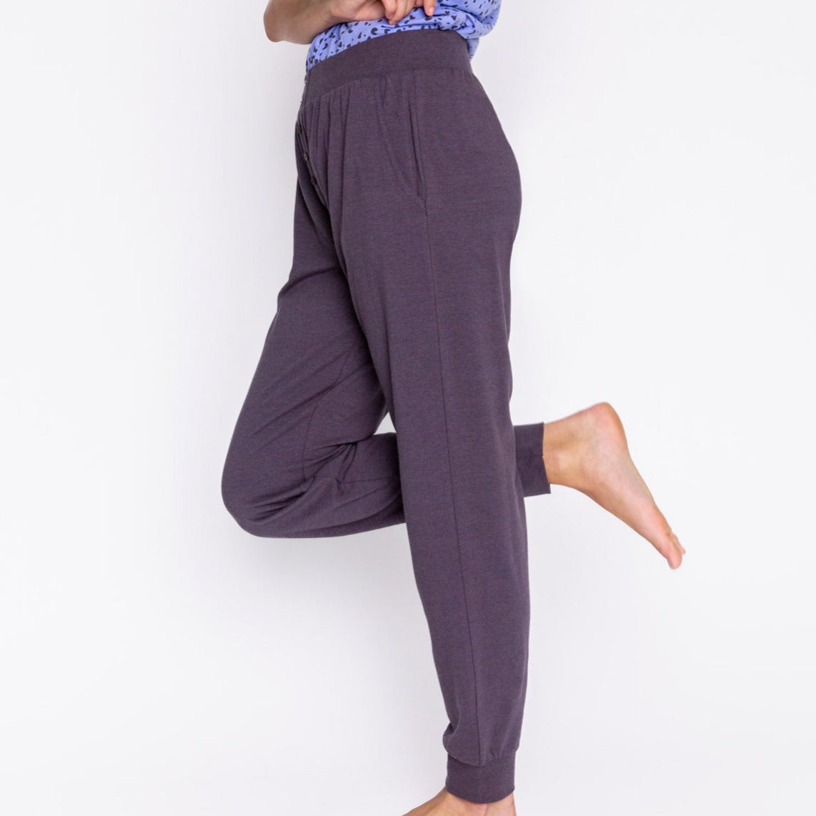 Molly Modal Jam Pant - RGMMP - Periwinkle/Charcoal