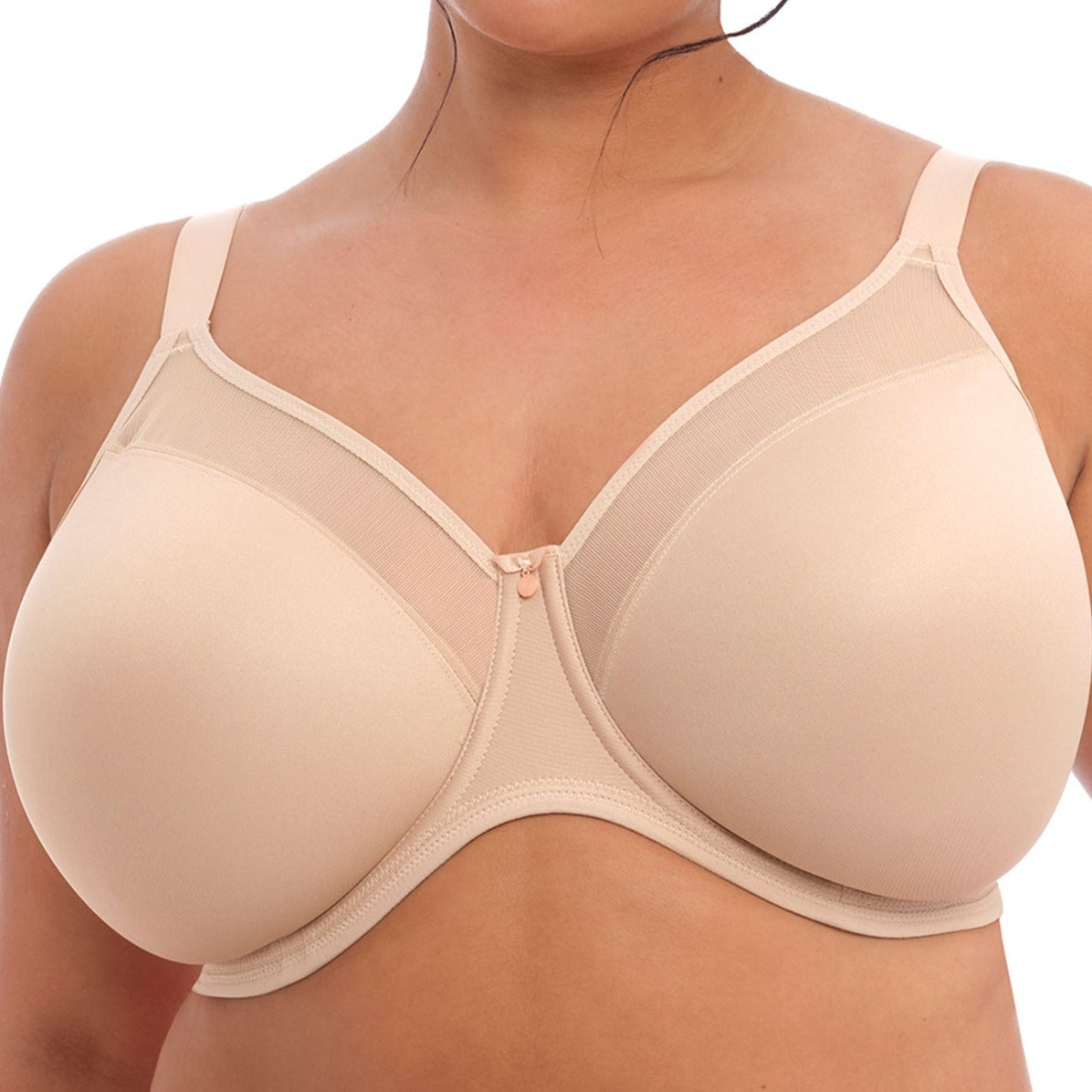 Elomi Smooth Unlined Underwire Molded Bra (4301),34H,Clove