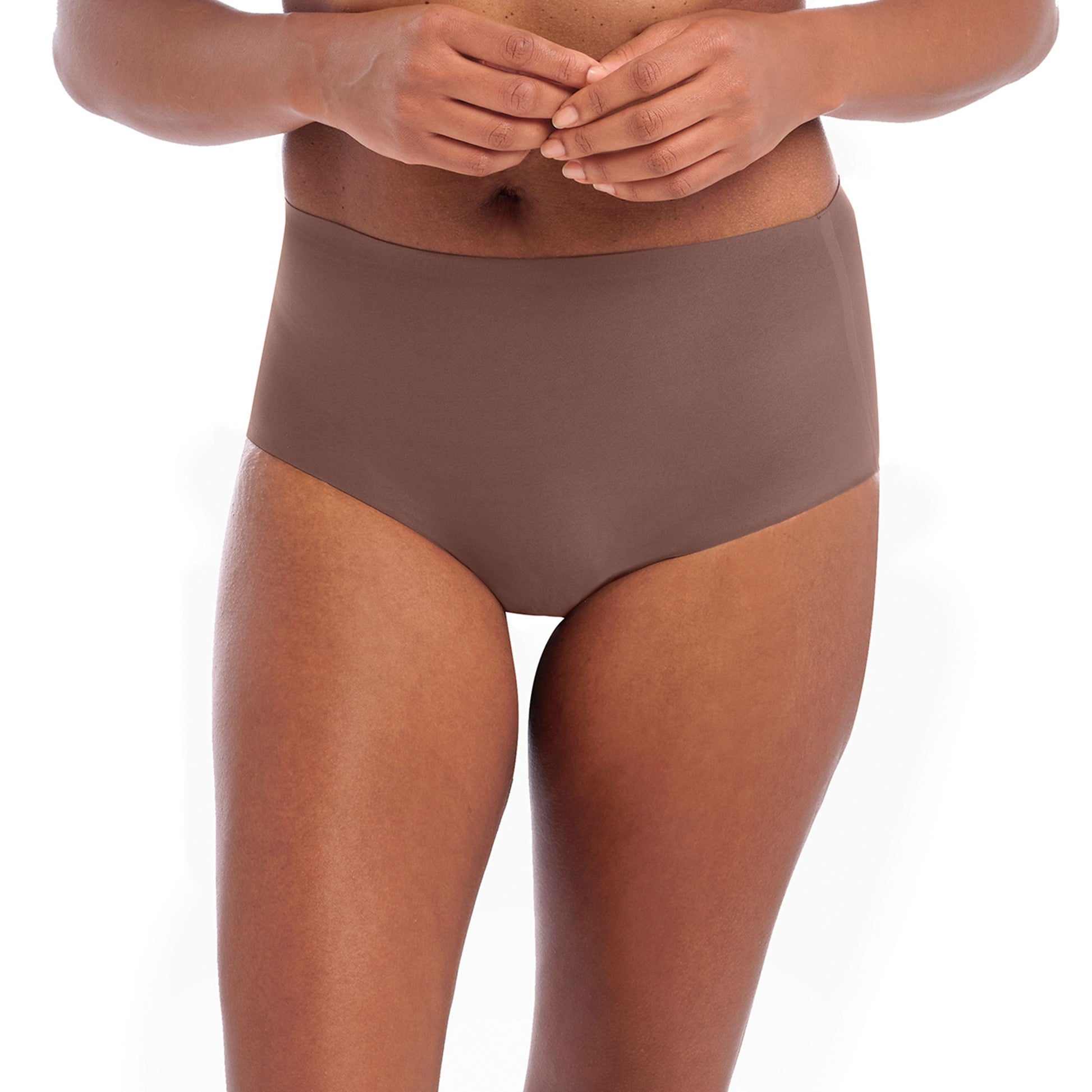 Smoothease Invisible Stretch Full Brief - FL2328 Bras & Lingerie - Underwear - Brief Fantasie Lingerie OS BROWN