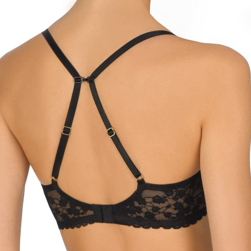 Cherry Blossom UW Contour- 721191 - Black Bras & Lingerie - Bras - Underwire Bras NATORI