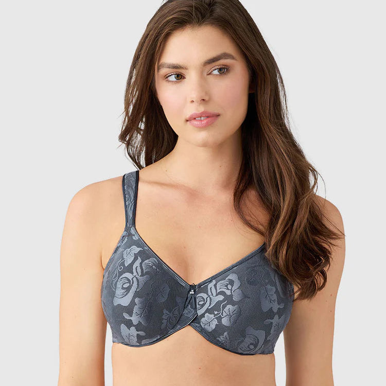 Awareness Full Coverage Underwire Bra - 85567- Dark Slate Bras & Lingerie - Bras - Underwire Bras Wacoal