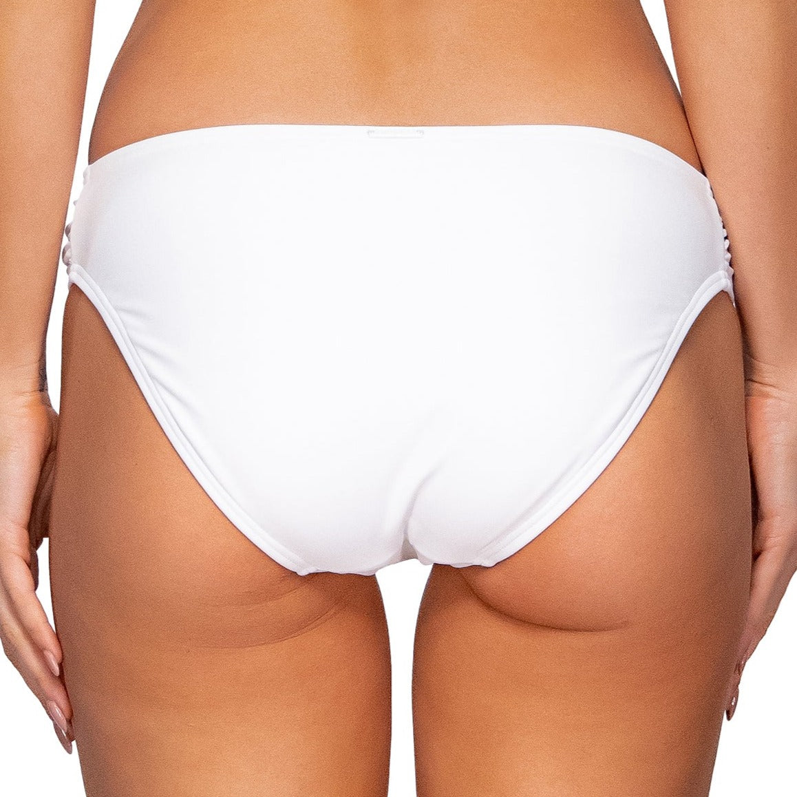 Audra Hipster - 242B - White Lily Swim - Bottoms - Hipster Sunsets, Inc.   