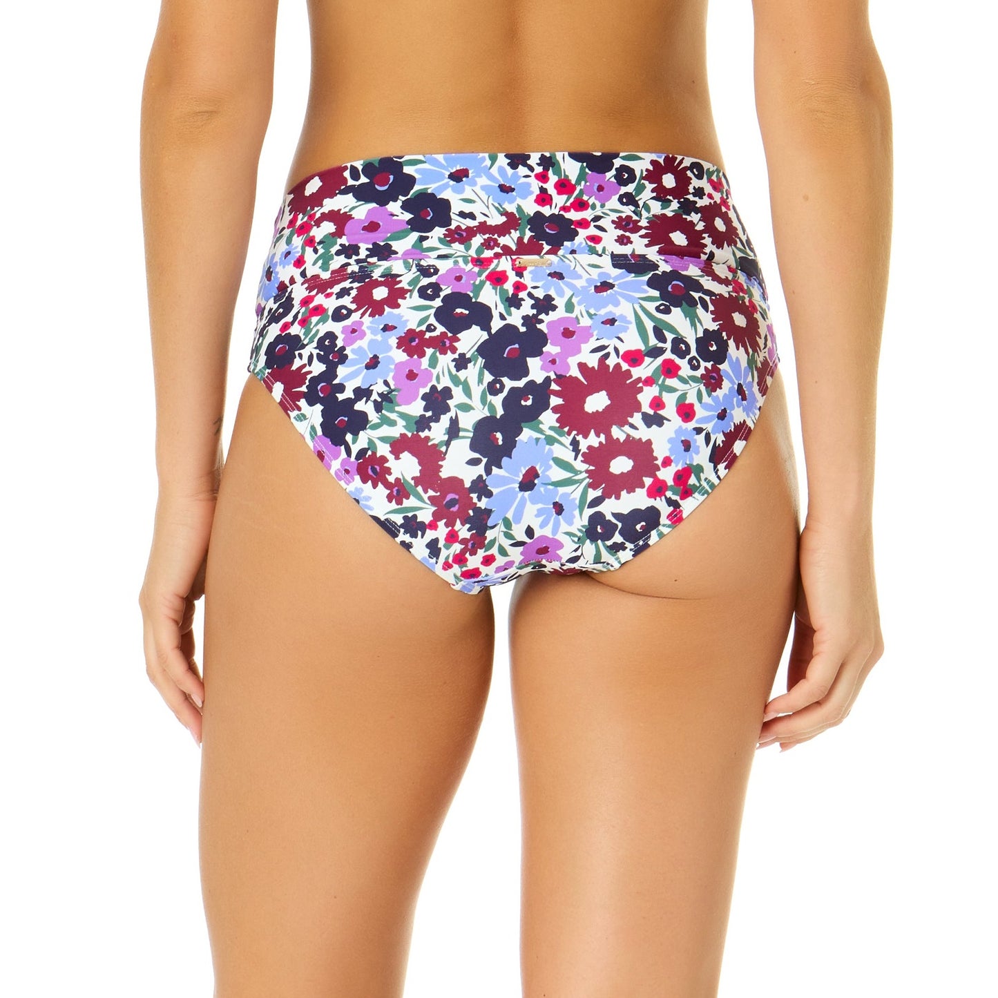 Meadow Bouquet Soft Band Mid Rise Bikini Swim Bottom - 24MB37265 Swim - Bottoms - Bikini ANNE COLE   