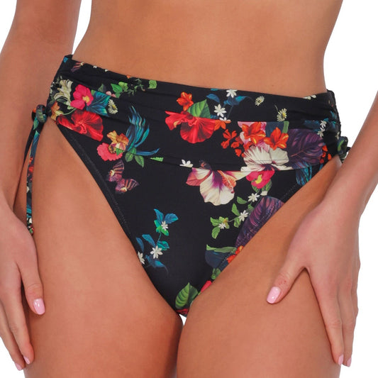 Darci High Waist - 282B - Fleur Noire Swim - Bottoms - High Waist Sunsets, Inc.